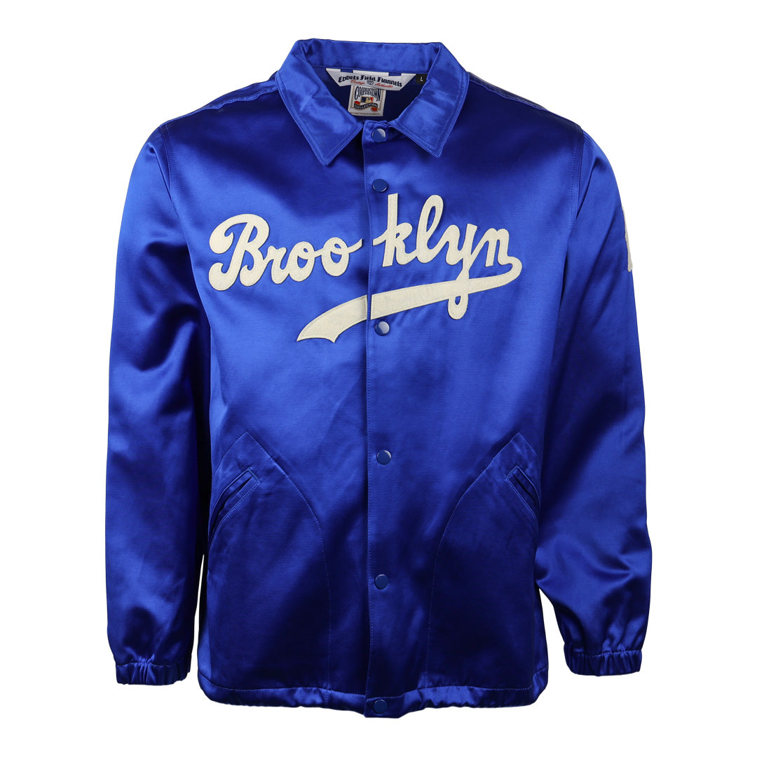 Los Angeles Dodgers Mitchell & Ness City Collection Satin Full-Snap Varsity  Jacket - White