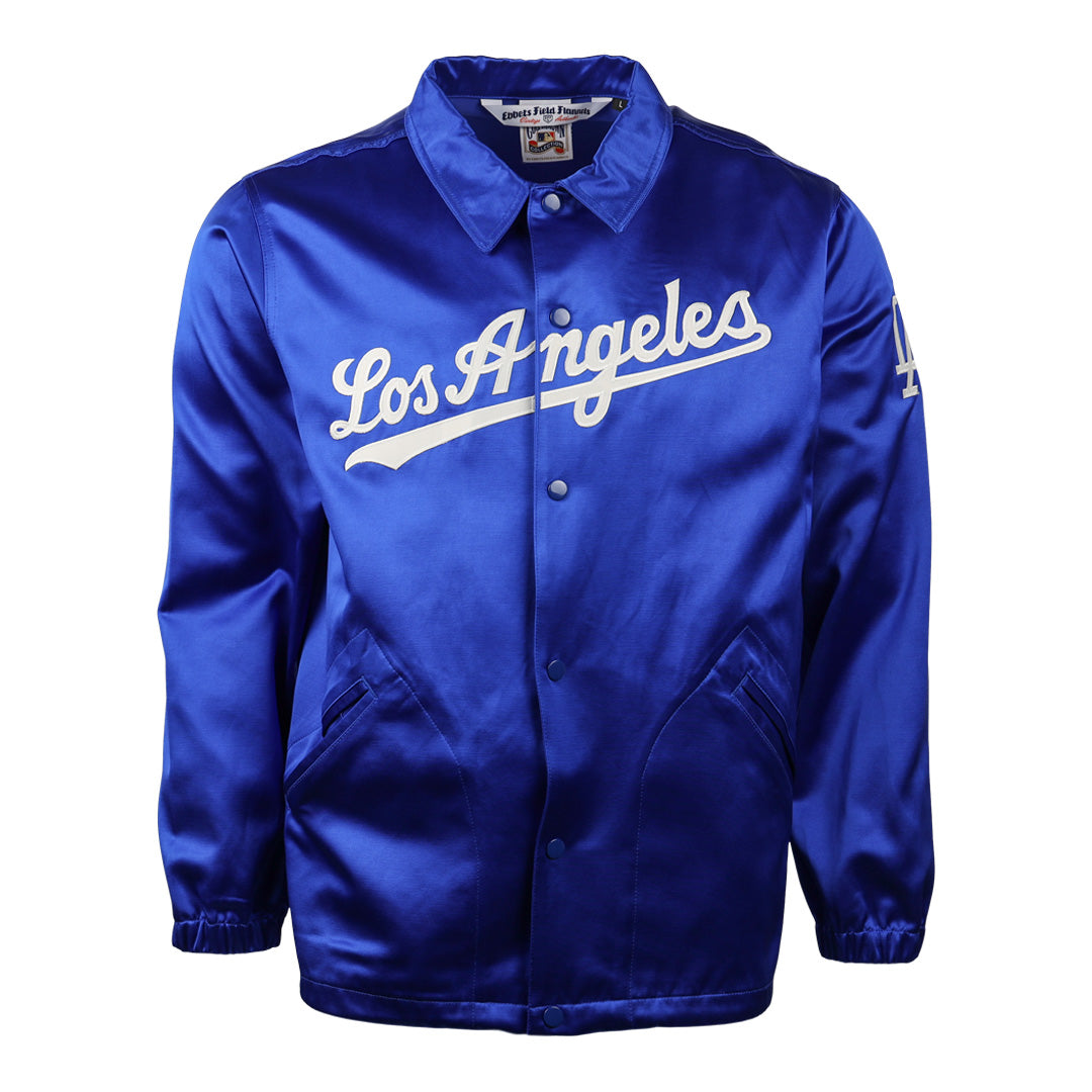 Starter Los Angeles Dodgers White Varsity Satin Full-Snap Jacket XL / White Mens Outerwear