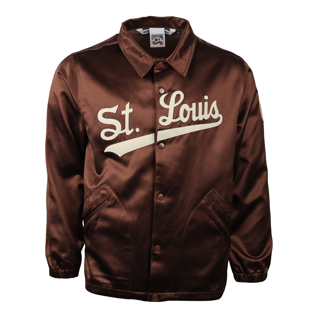 Varsity St. Louis Cardinals Navy Blue Leather Jacket