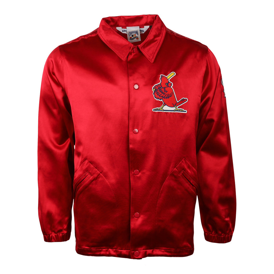 Full-Snap Satin St. Louis Cardinals Retro Classic Jacket - Jackets