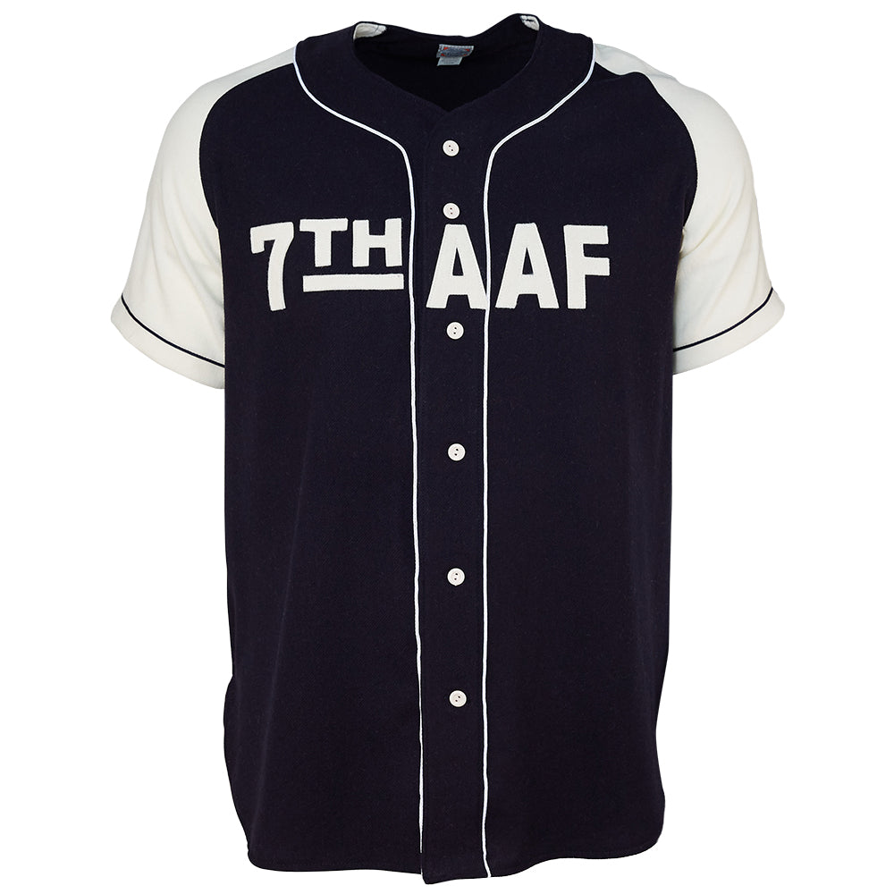Ebbets Field Flannels 7th Army Air Force 1944 Road Jersey