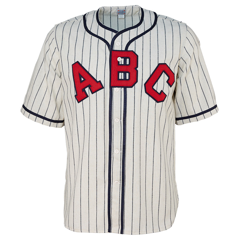 Atlanta Black Crackers Braves Negro League #44 Beige Baseball Jersey - Size  L