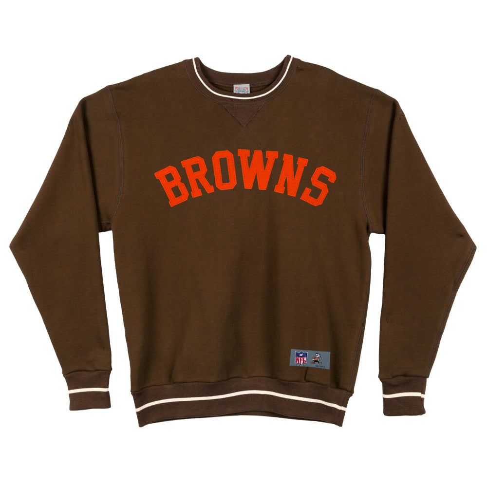 Cleveland Browns Vintage Crewneck Sweatshirt | Size 3XL | Ebbets Field Flannels
