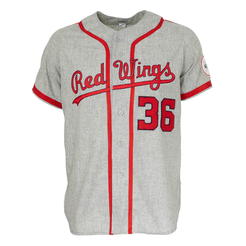 Ebbets Field Flannels Rochester Red Wings 1963 Road Jersey
