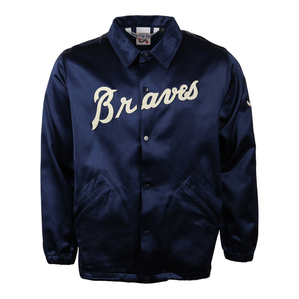 Black Label Atlanta Braves Satin Jacket