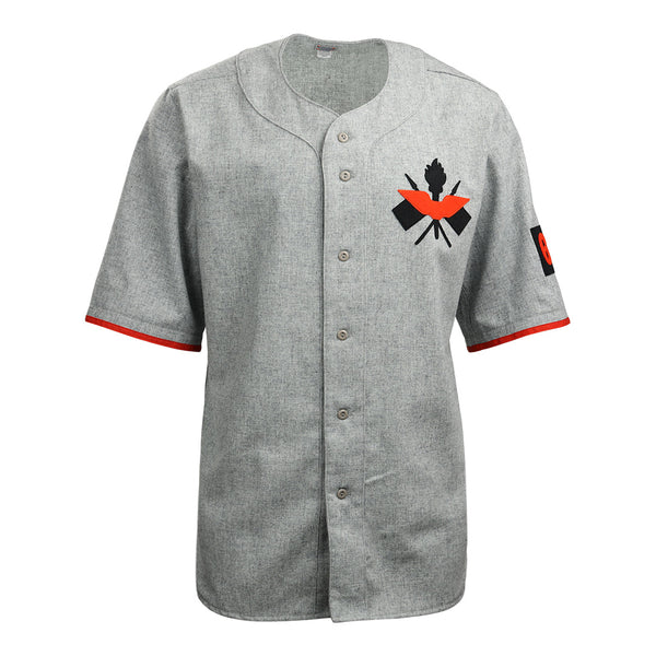 Ebbets Field Flannels Aberdeen Black Cats 1918 Home Jersey