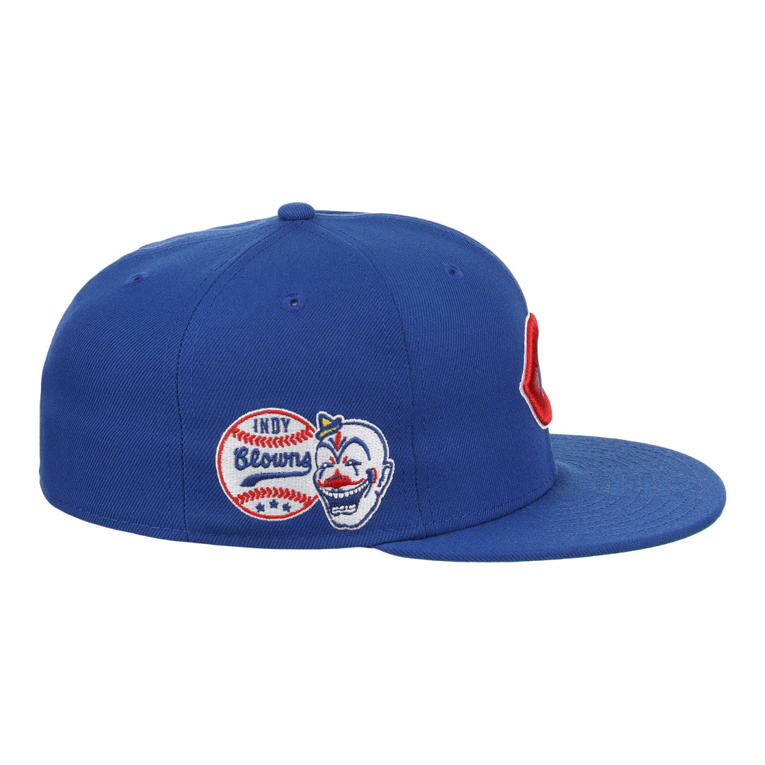 Indianapolis Clowns NLB Team Color Fitted Ballcap