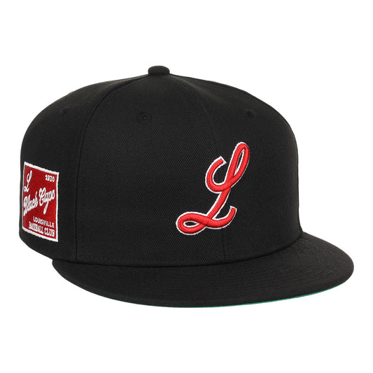 Louisville Black Caps NLB Team Color Fitted Ballcap