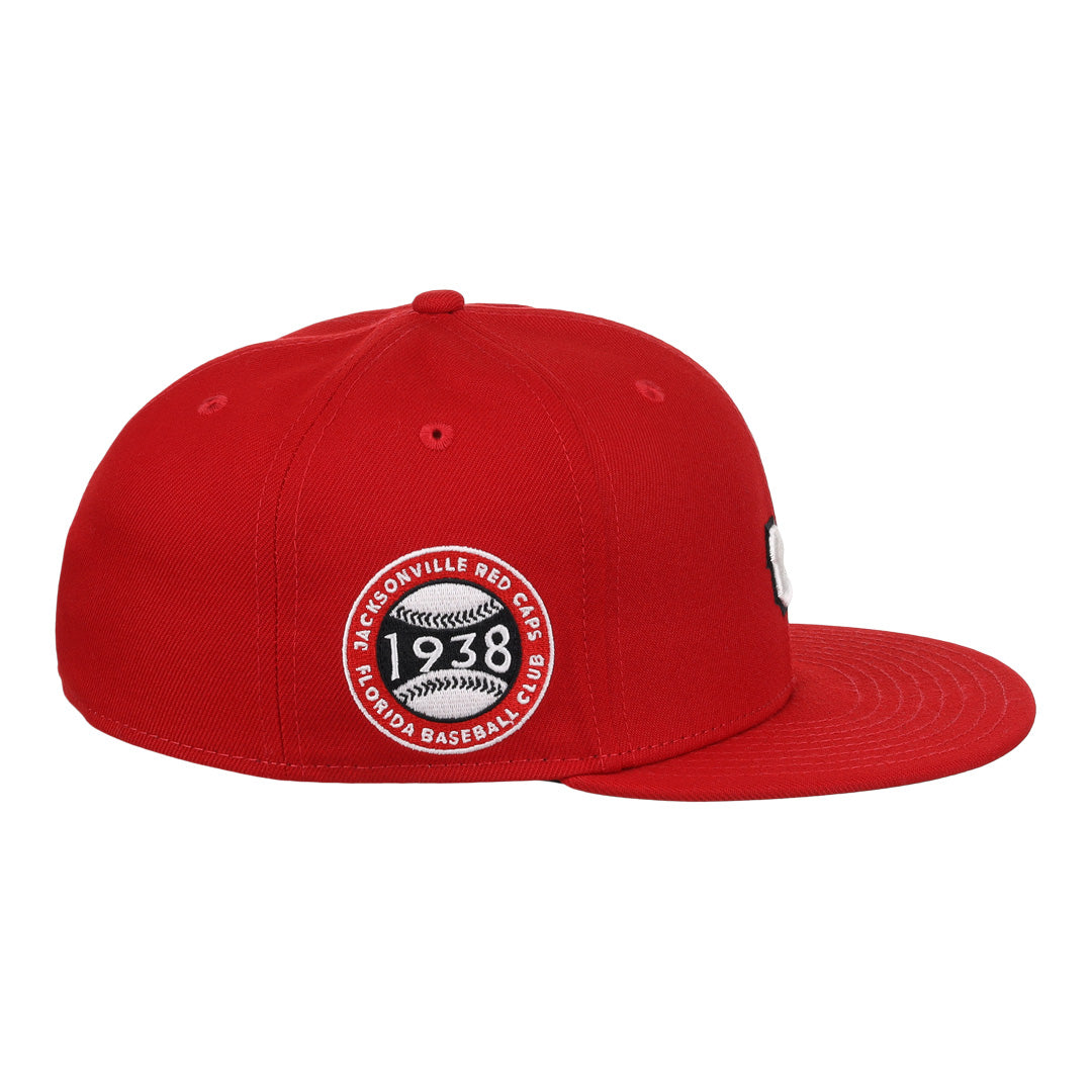 Jax Red Caps NLB Team Color Fitted Ballcap