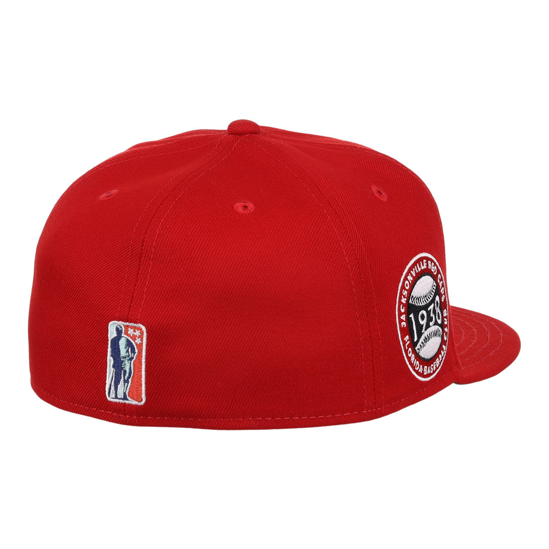 Jax Red Caps NLB Team Color Fitted Ballcap