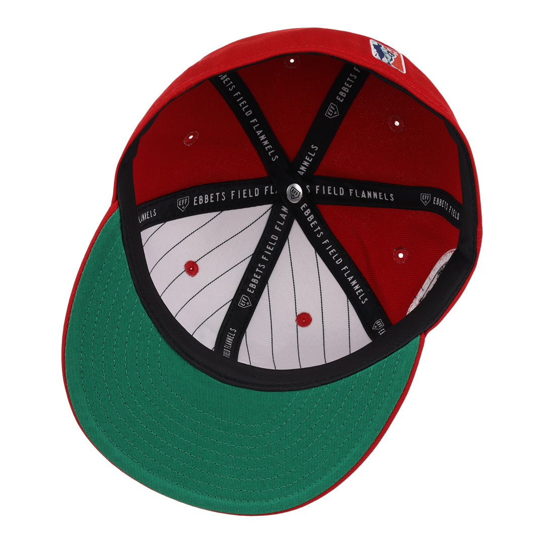 Jax Red Caps NLB Team Color Fitted Ballcap