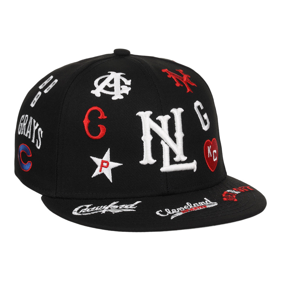 Negro League Baseball NLB Team Color Fitted Ballcap