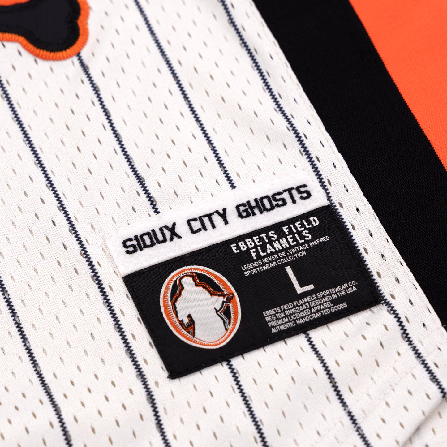 Sioux City Ghosts EFF Pinstripe Button Down Jersey