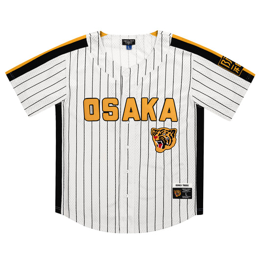 Osaka Tigers EFF Pinstripe Button Down Jersey