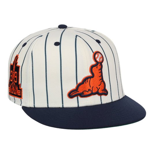 San Francisco Seals Pinstripe Fitted Ballcap