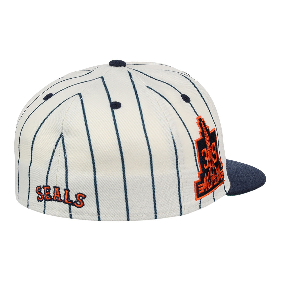 San Francisco Seals Pinstripe Fitted Ballcap