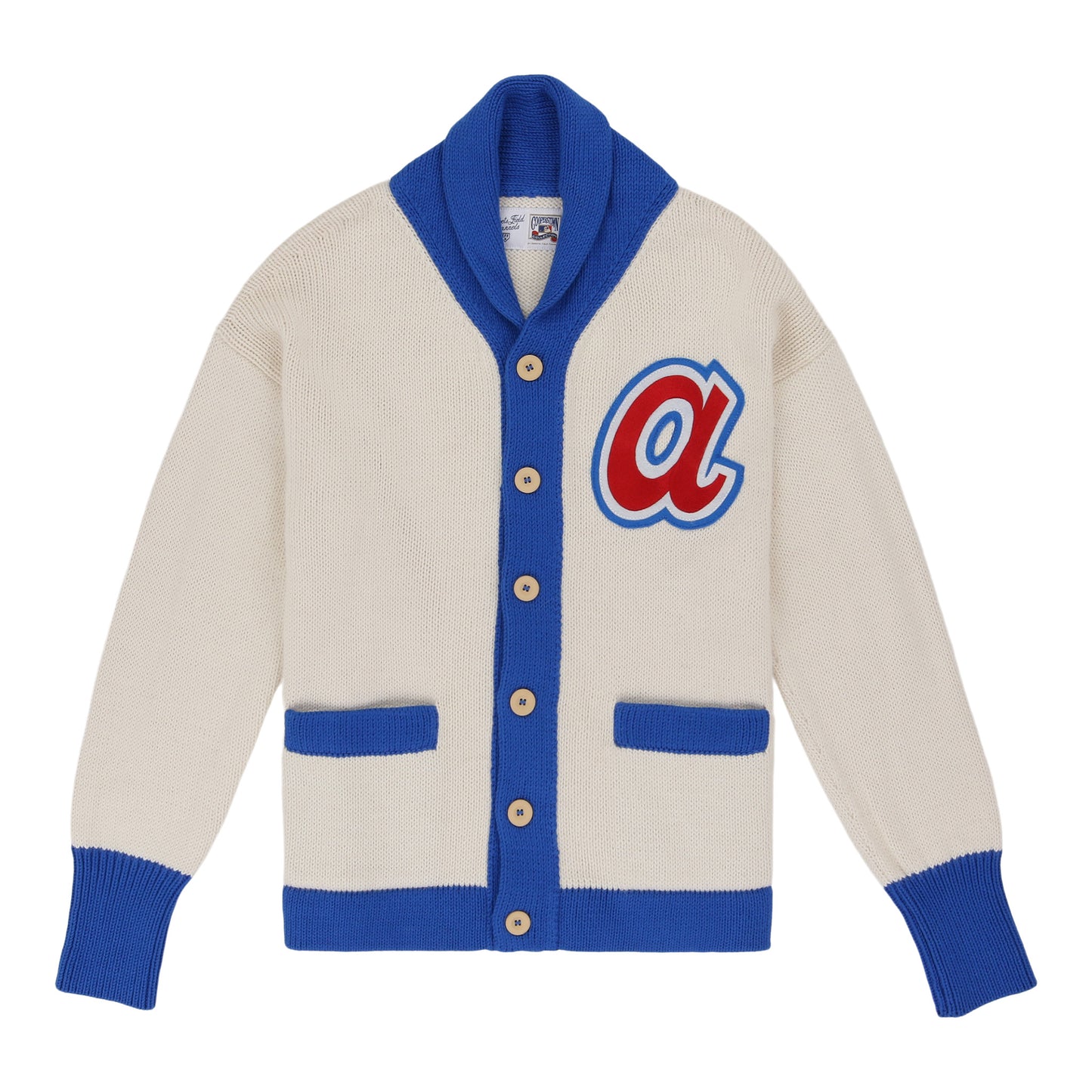 Atlanta Braves 1974 Shawl Collar Sweater