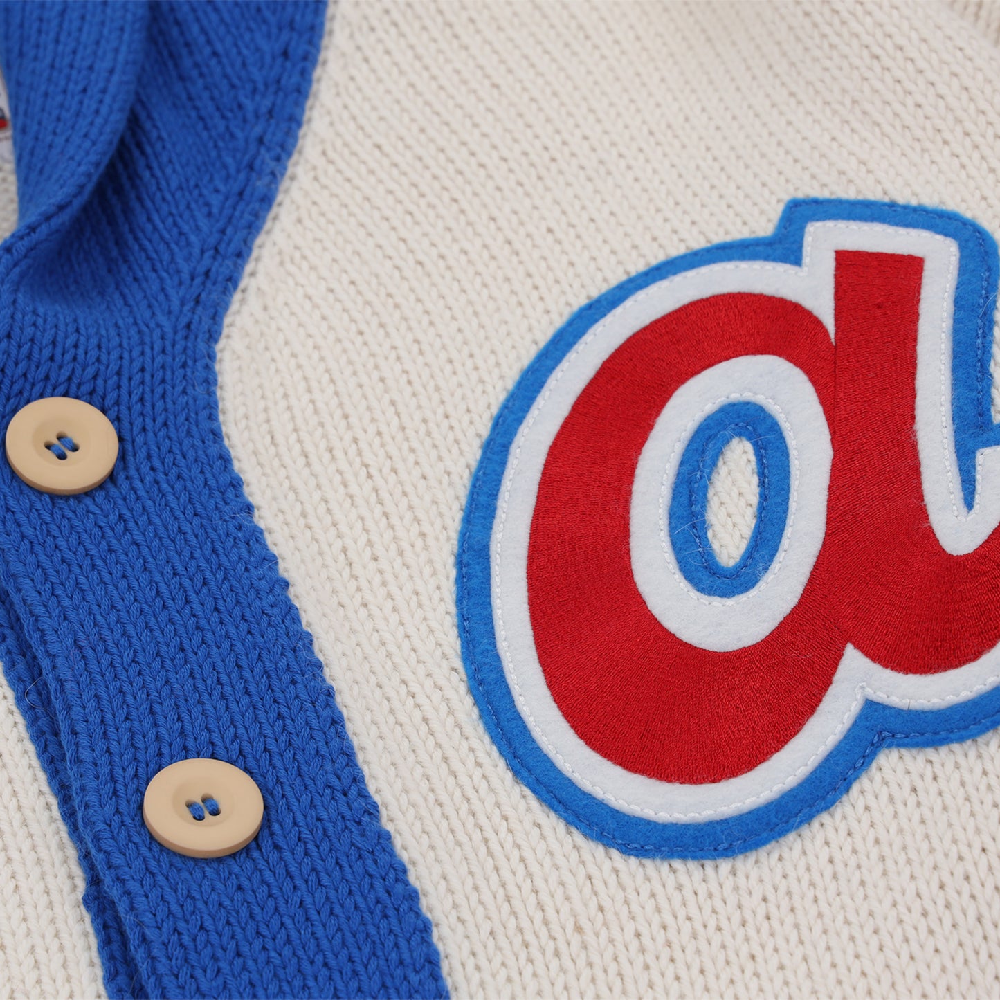 Atlanta Braves 1974 Shawl Collar Sweater