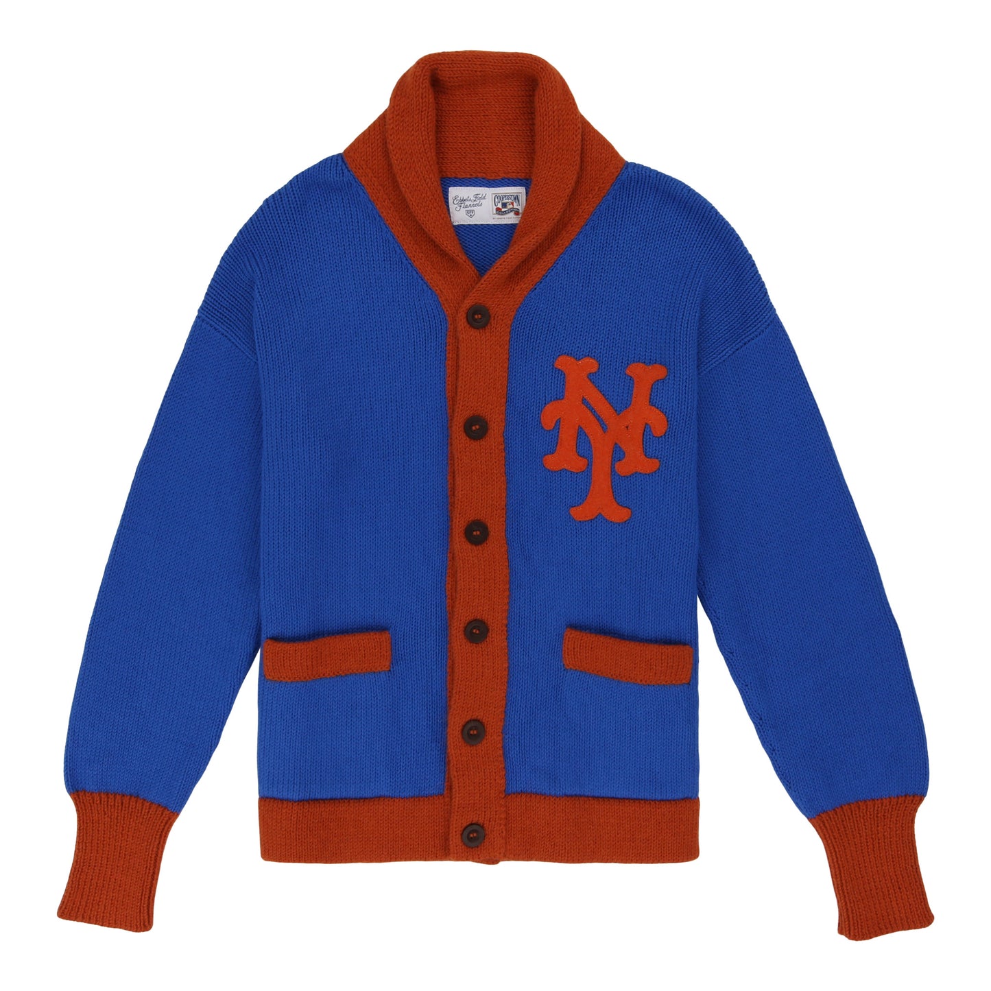 New York Mets 1962 Shawl Collar Sweater