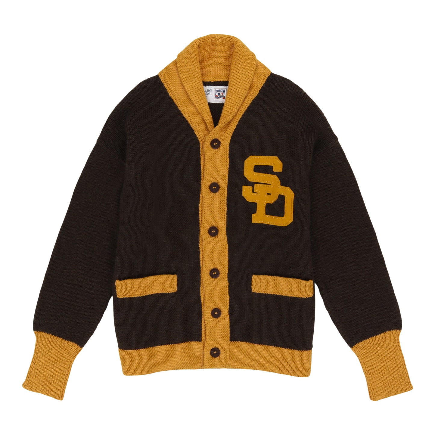 San Diego Padres 1969 Shawl Collar Sweater