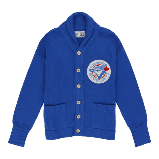 Toronto Blue Jays 1977 Shawl Collar Sweater