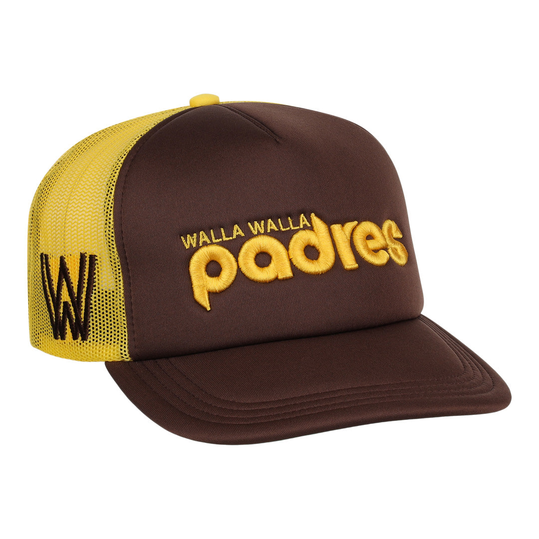 Walla Walla Padres EFF MiLB Vintage Foam Trucker