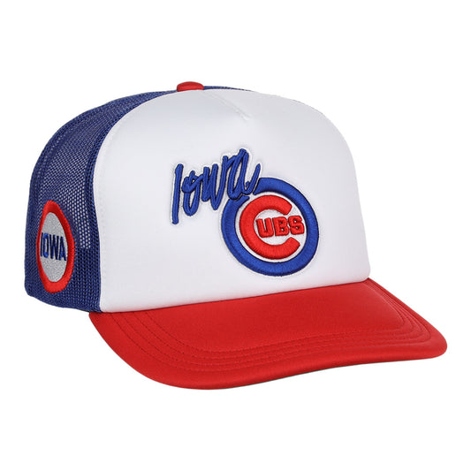 Iowa Cubs EFF MiLB Vintage Foam Trucker