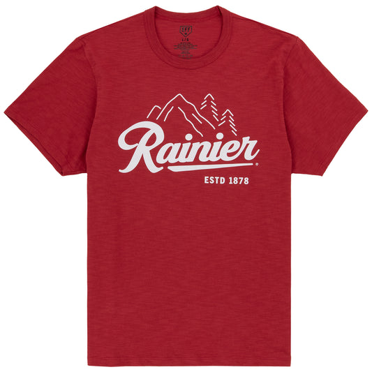 Rainier EFF Vintage Beer T-Shirt - Red