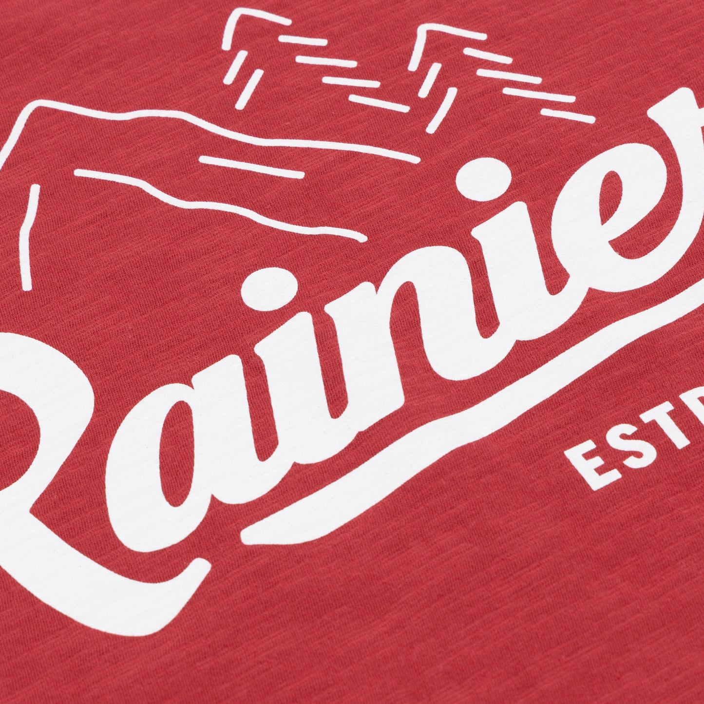 Rainier EFF Vintage Beer T-Shirt - Red