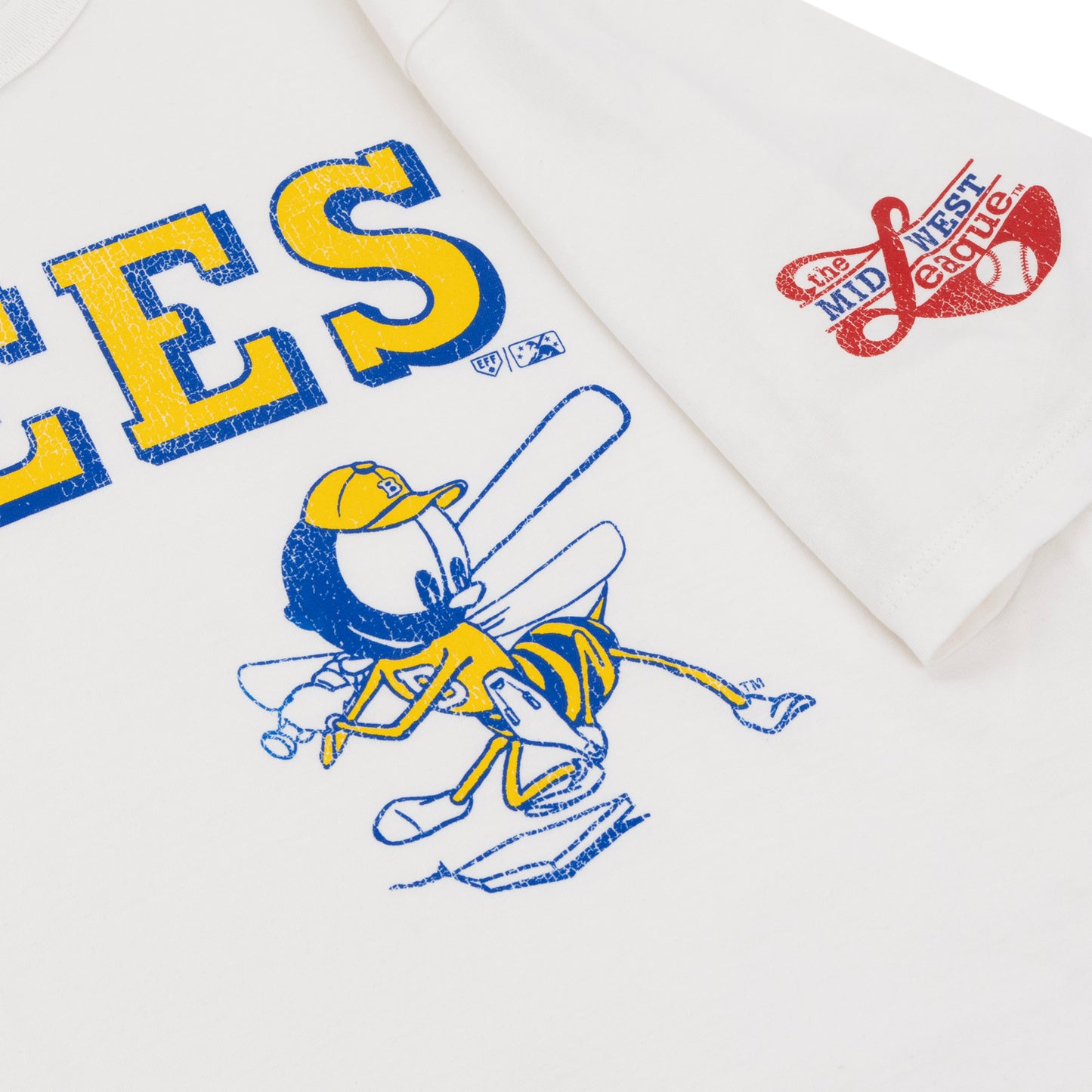 Burlington Bees EFF MiLB Vintage T-Shirt