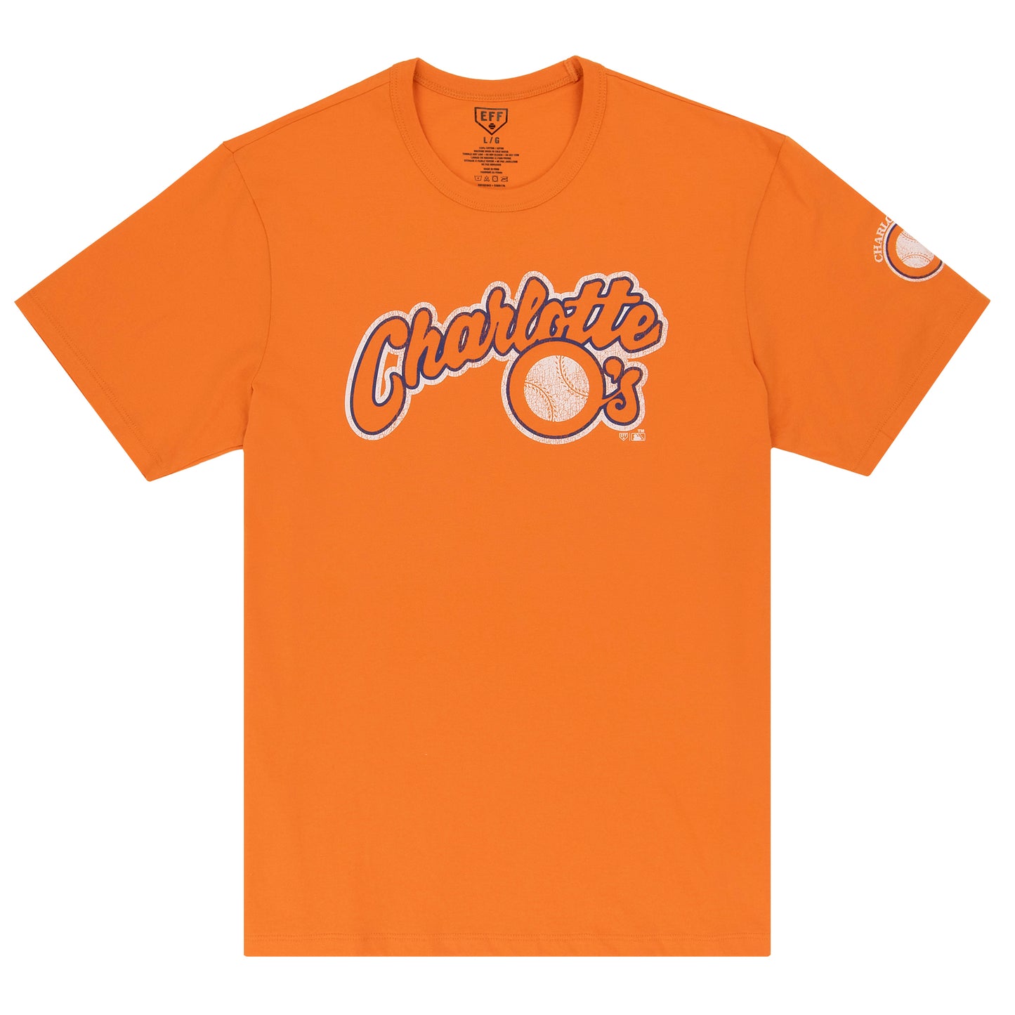 Charlotte Orioles EFF MiLB Vintage T-Shirt