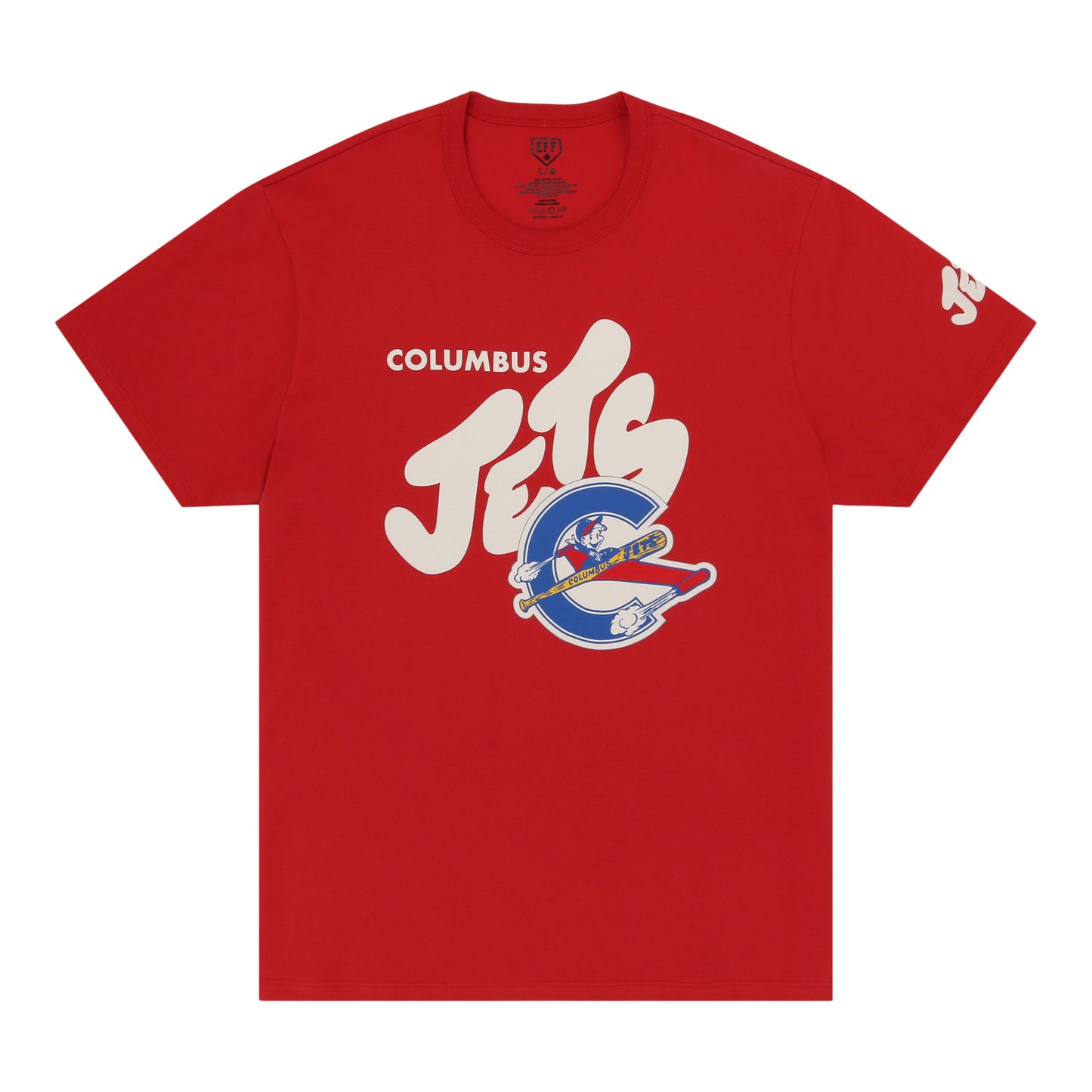 Columbus Jets EFF MiLB Letterhead T-Shirt