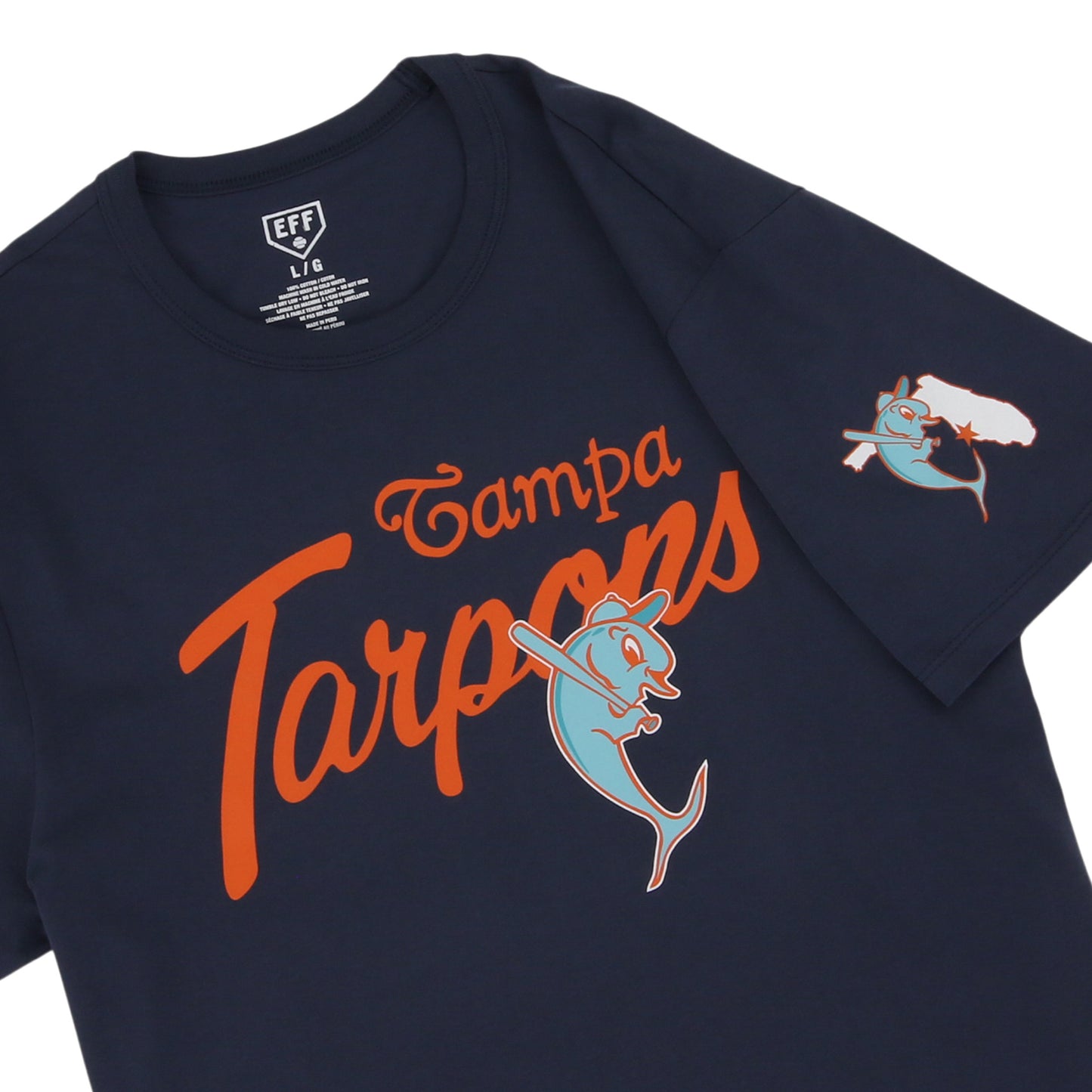 Tampa Tarpons EFF MiLB Letterhead T-Shirt