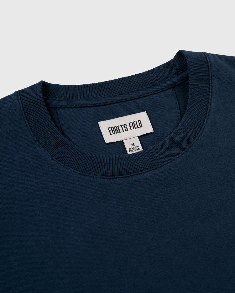 Ebbets Chest Logo Long Sleeve Pocket Tee