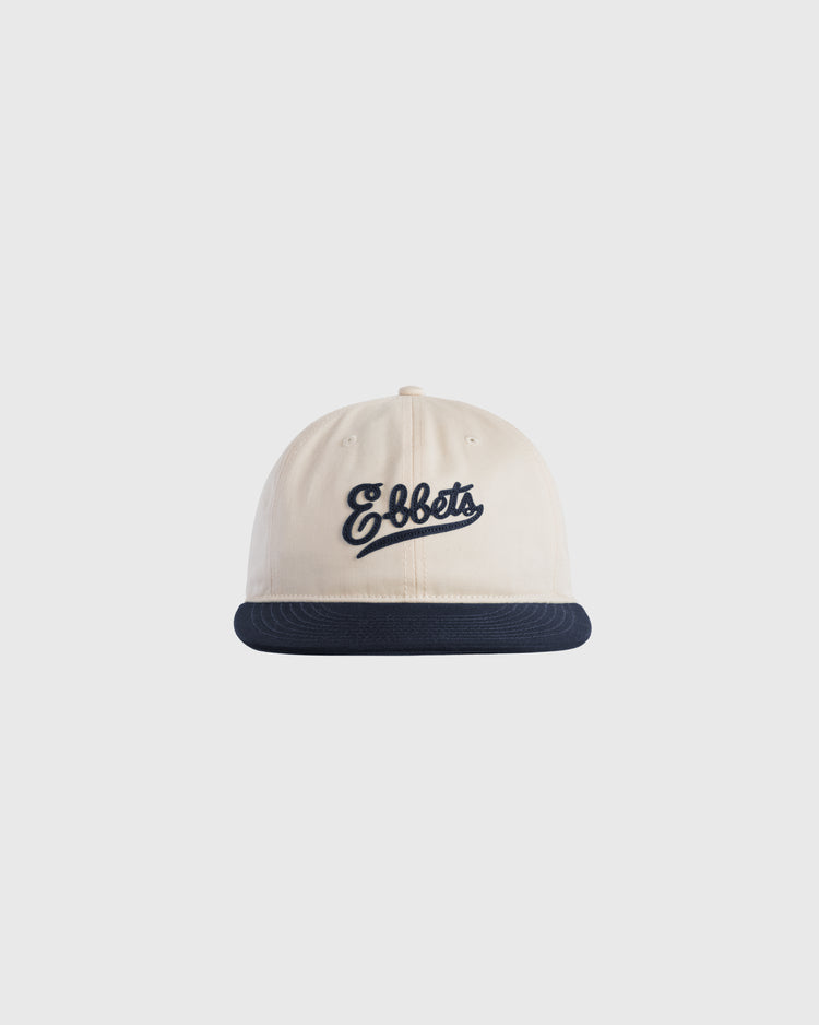 Ebbets Felt Script Cotton Twill Ballcap