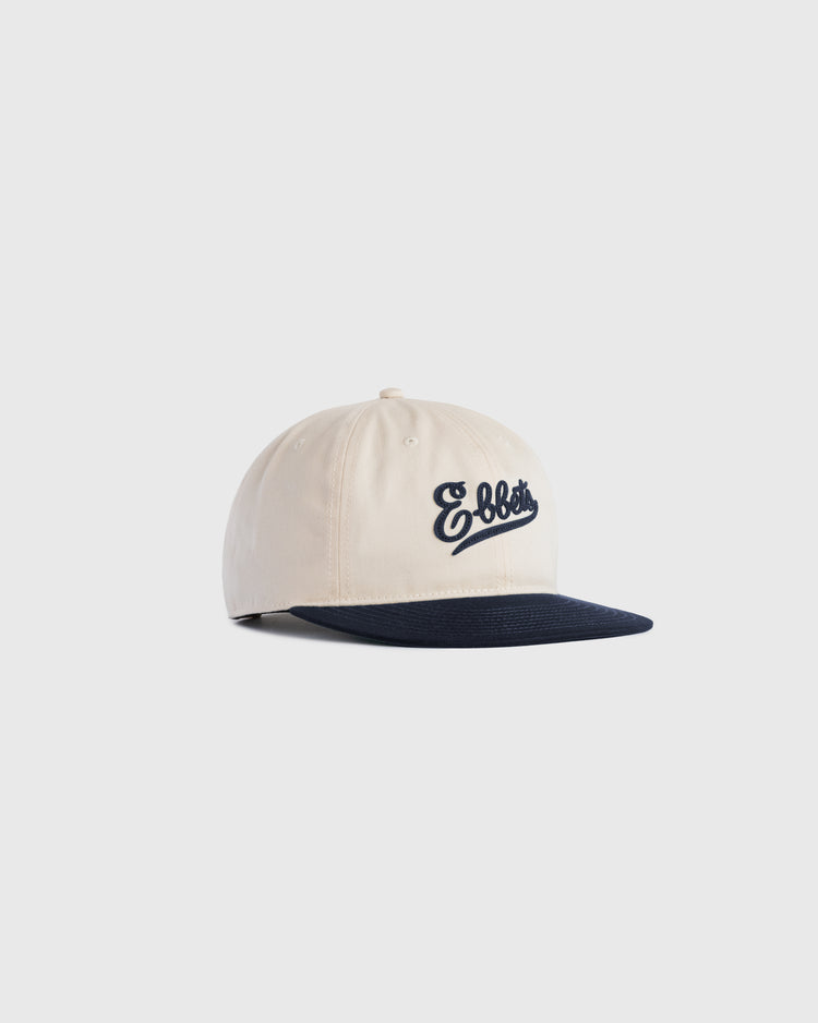 Ebbets Felt Script Cotton Twill Ballcap