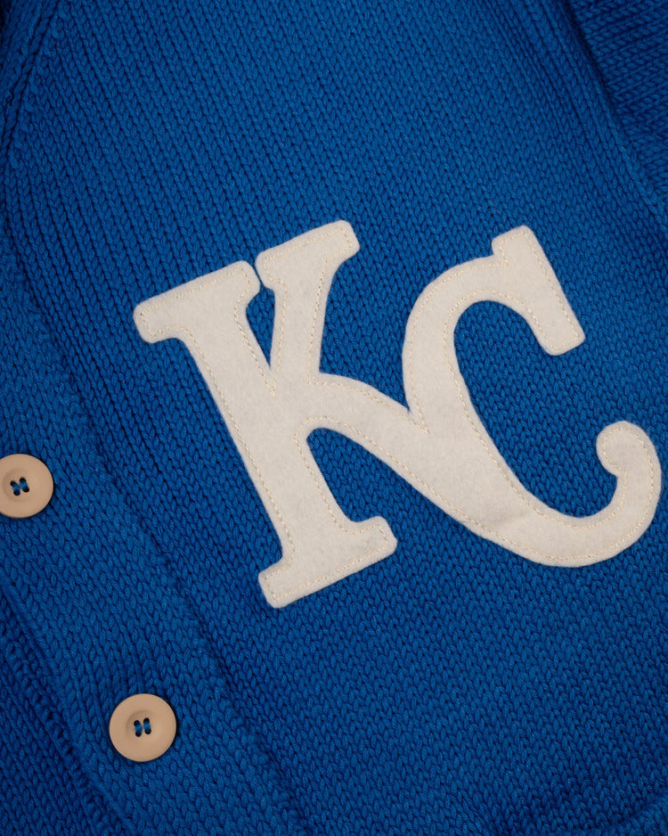 Kansas City Royals 1969 Wool Shawl Collar Sweater