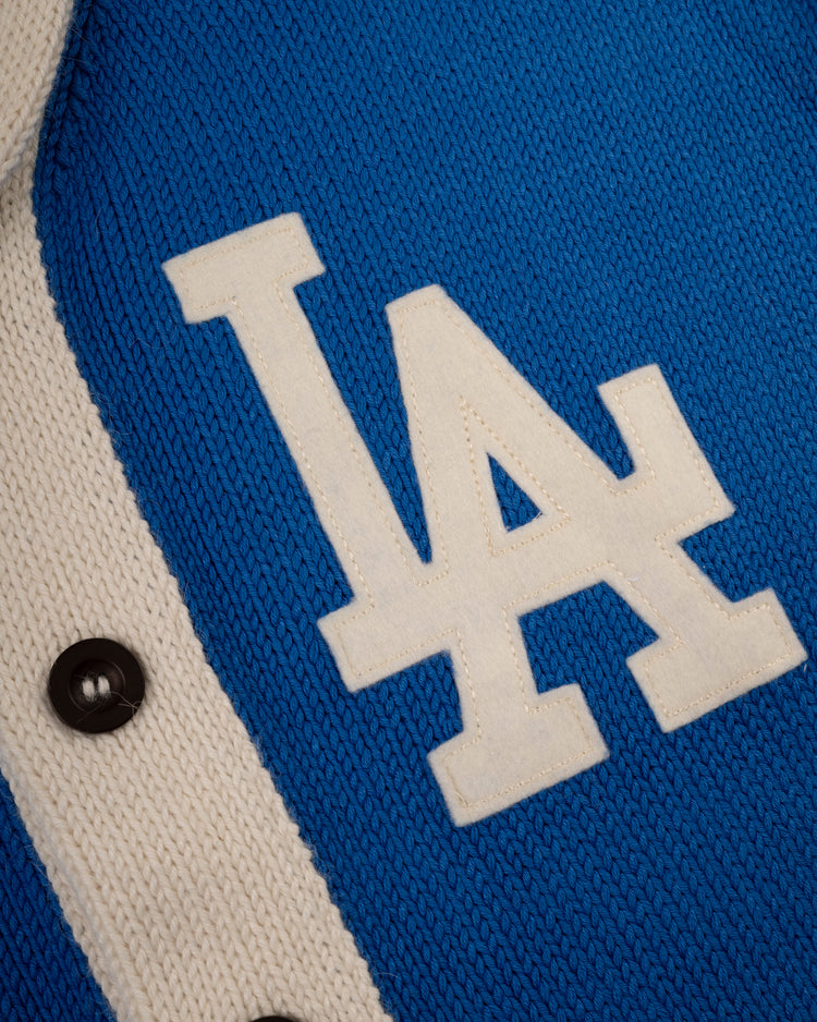 LA Dodgers 1958 Wool Shawl Collar Sweater