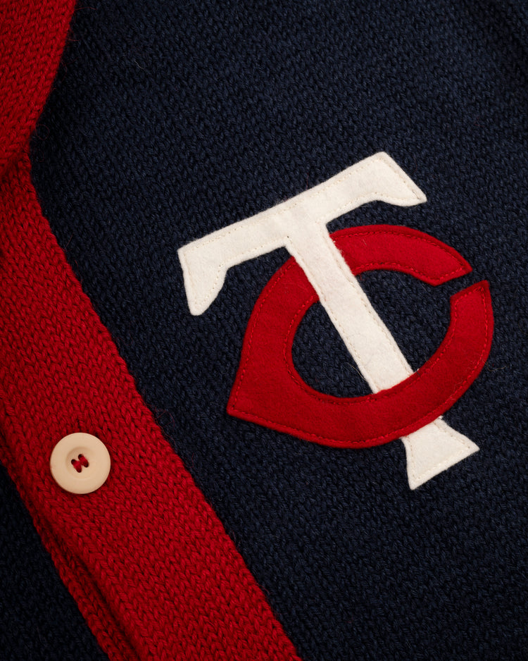 Minnesota Twins 1961-71 Wool Shawl Collar Sweater