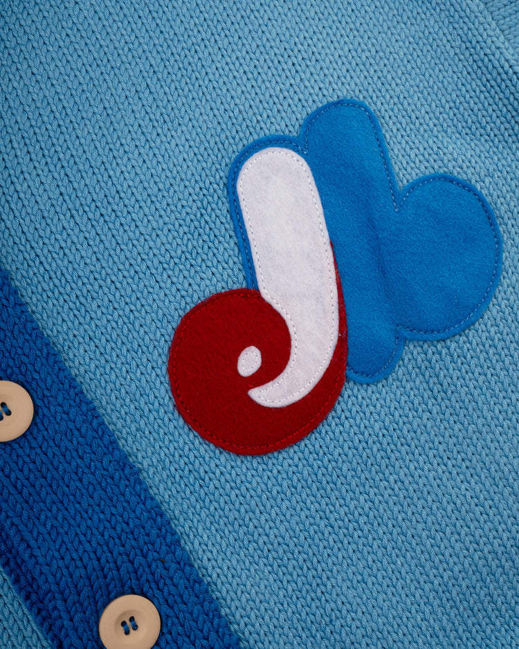 Montreal Expos 1969 Wool Shawl Collar Sweater