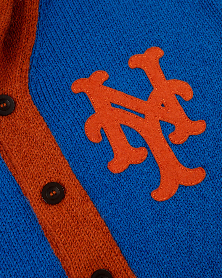 New York Mets 1962 Wool Shawl Collar Sweater