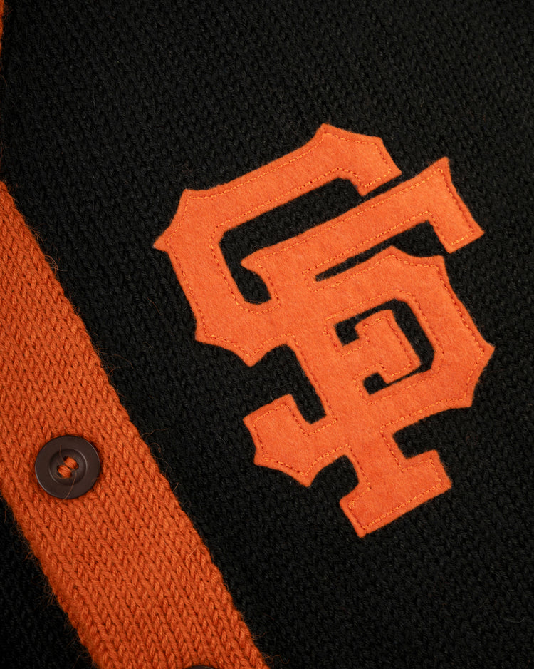 San Francisco Giants 1958-1972 Wool Shawl Collar Sweater