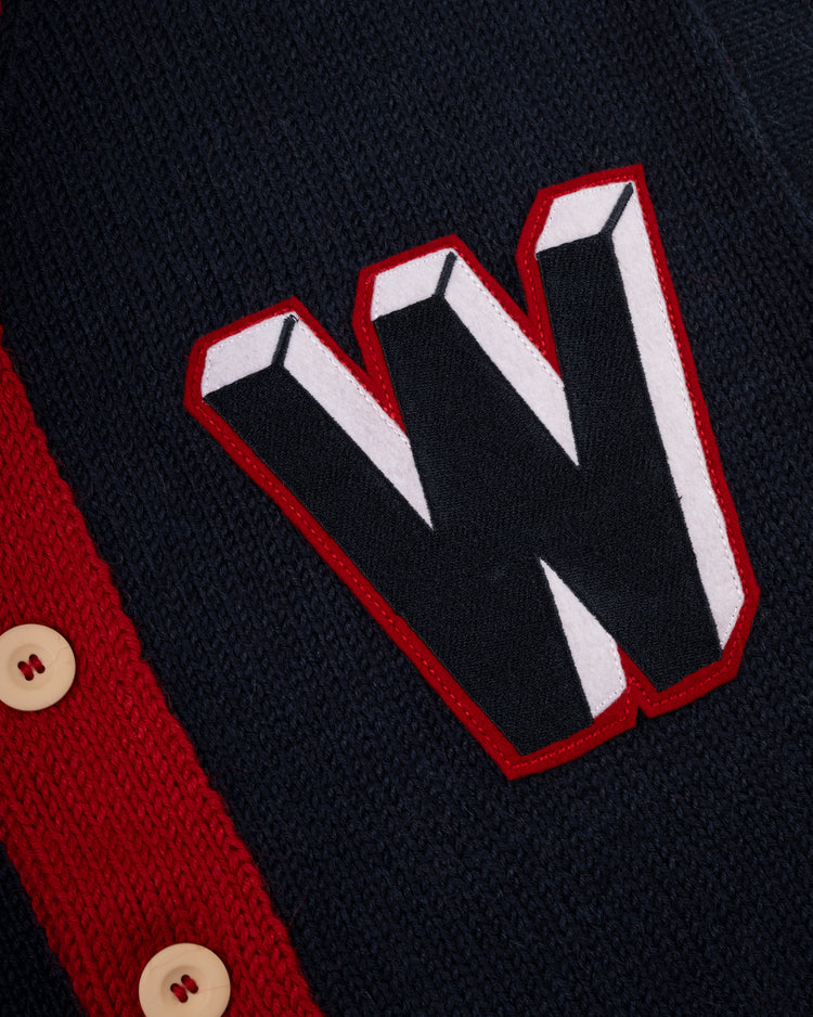 Washington Senators 1963-67 Wool Shawl Collar Sweater