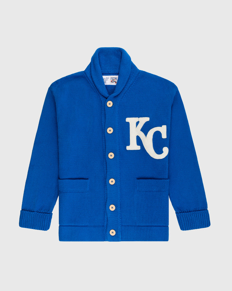 Kansas City Royals 1969 Wool Shawl Collar Sweater