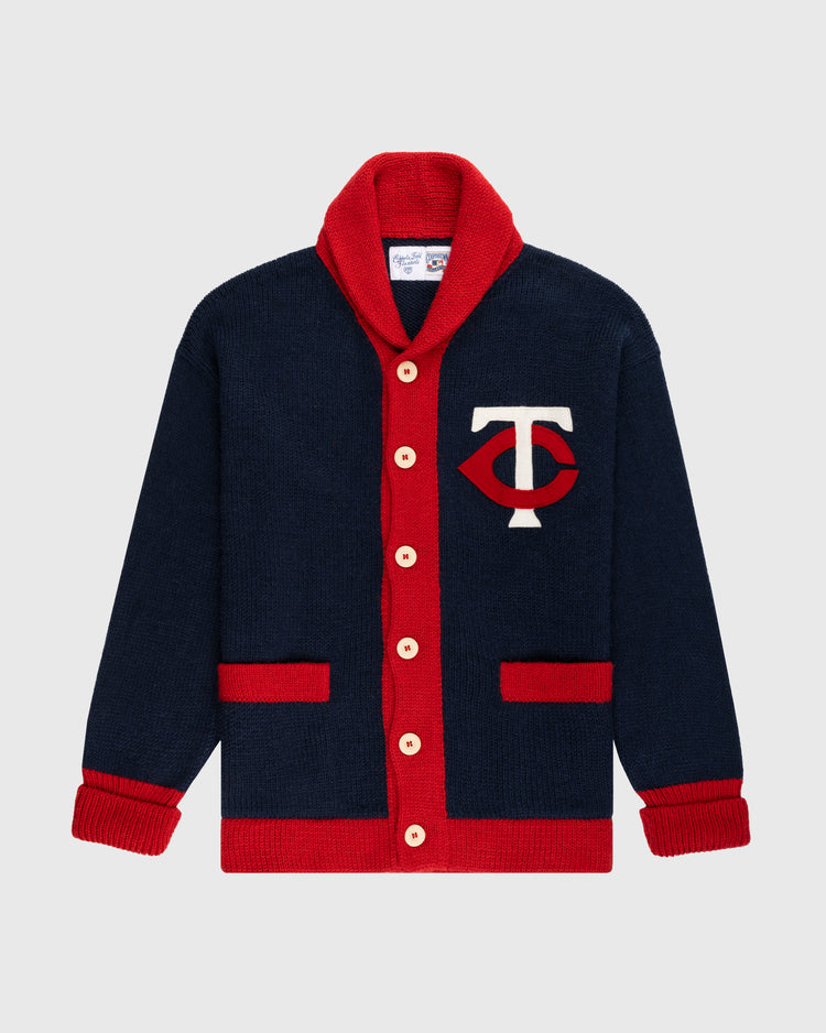 Minnesota Twins 1961-71 Wool Shawl Collar Sweater