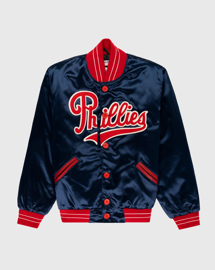 Philadelphia Phillies 1937 Authentic All Satin Varsity Jacket