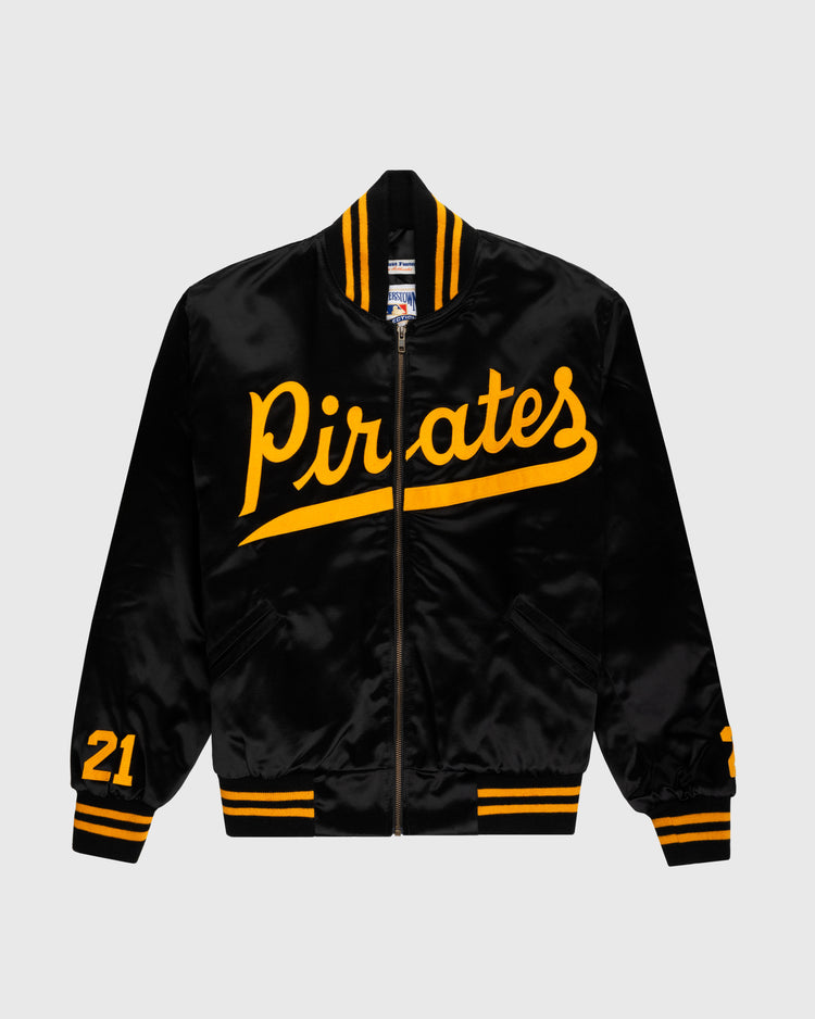 Roberto Clemente 1970 Authentic All Satin Varsity Jacket