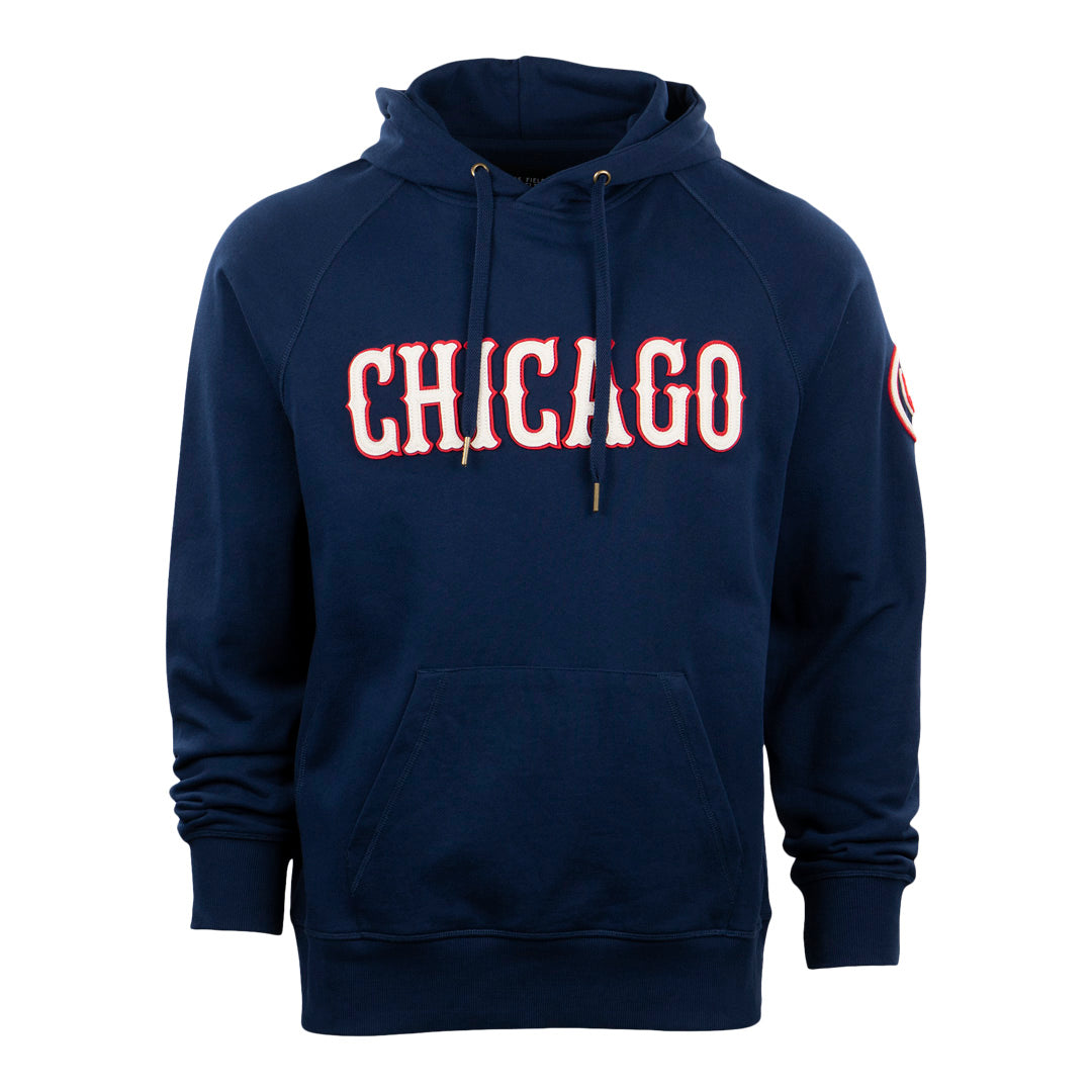 Chicago Whales French Terry Script Hooded Sweatshirt – Ebbets Field ...