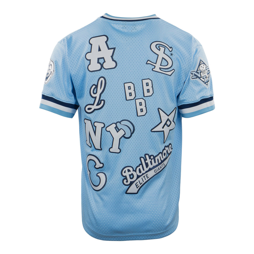 MLB Brooklyn Dodgers Light Blue Throwback Customized Men Jersey