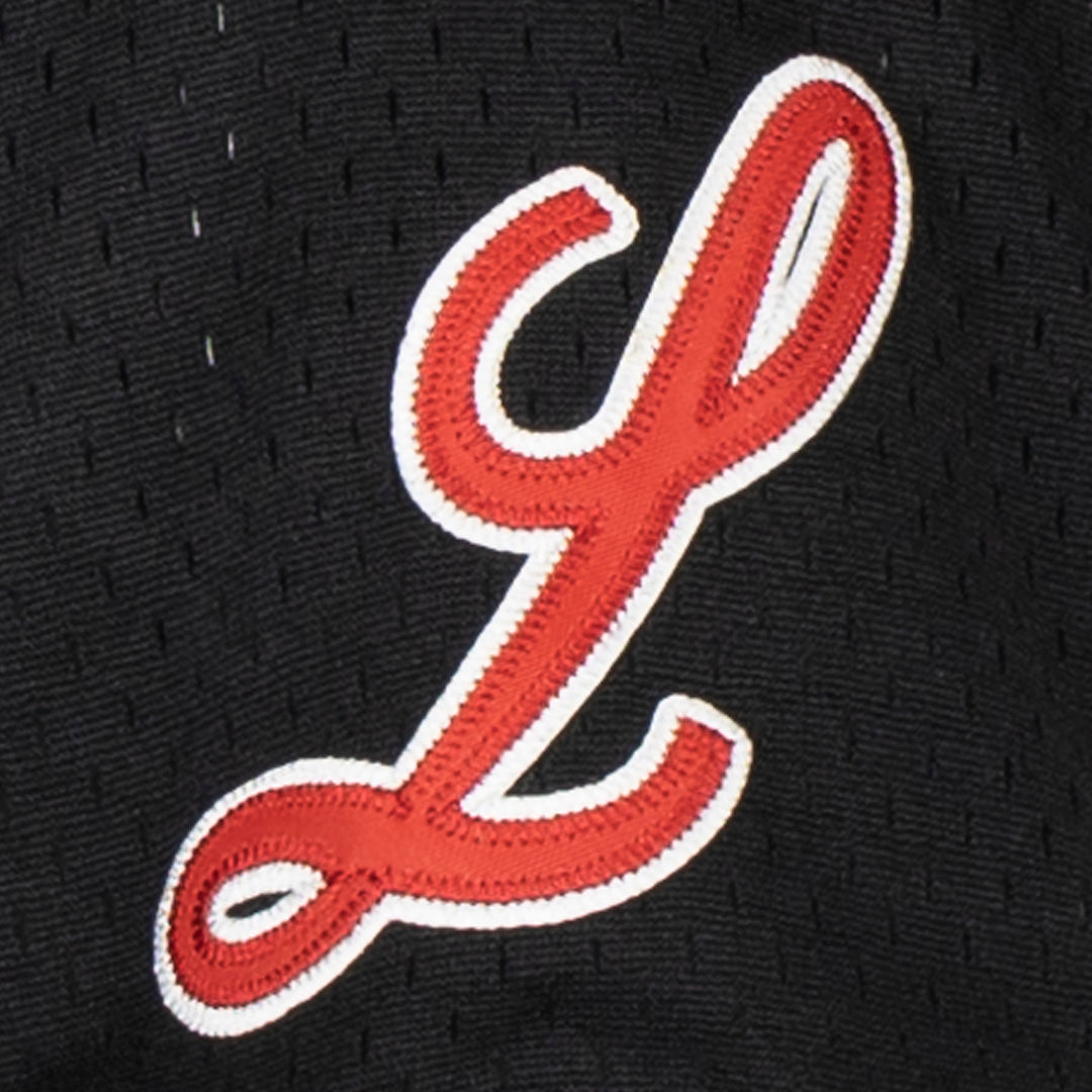 Ebbets Field Flannels Louisville Black Caps Vintage Inspired NL Pinstripe Replica V-Neck Mesh Jersey